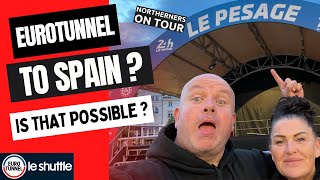 Motorhome trip to Spain via Eurotunnel  Le Shuttle  Northerners on Tour [upl. by Mahmud275]