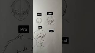 How to draw goshiki in different levels drawing anime art howtodraw [upl. by Yelsnya]