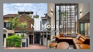 Malaysias Extraordinary Terrace House Transformation｜NJ House｜Architecture｜House Tour [upl. by Reich]