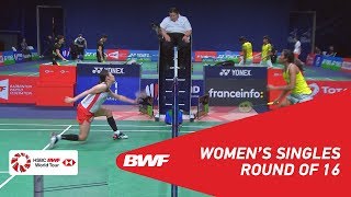 R16  WS  Sayaka SATO JPN vs PUSARLA V Sindhu IND 3  BWF 2018 [upl. by Gaylor]