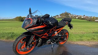 KTM RC 125 2022 TOP SPEED 130 [upl. by Atterys]