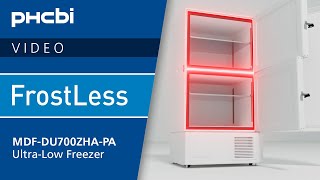 PHCbi Brand FrostLess Upright ULT Freezer [upl. by Guibert]