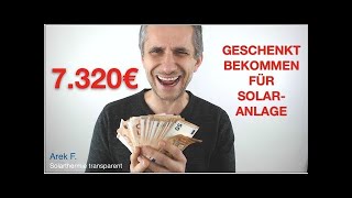 FÖRDERUNG Solaranlage  7320€ GESCHENKT für Solarthermie  Willst du die auch [upl. by Geier]