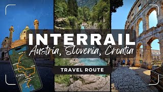 Interrail Austria Slovenia Croatia  Travel Route Inspiration [upl. by Euell327]