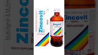 Review on zincovit syrup telugu food supplements immunitybooster [upl. by Ybur]