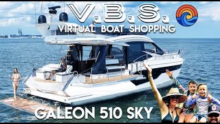 Galeon 510 Sky Motor Yacht Yes No Maybe Virtual Boat Shopping for a Great Loop boat episode 10 [upl. by Kaufman742]