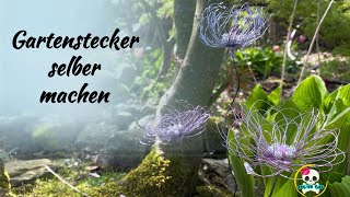 DIY  RUCKZUCK Pflanzenstecker  Blumenstecker selber basteln  Sommerdeko 2024 [upl. by Seluj558]