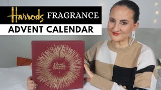 HARRODS 12 DAYS OF FRAGRANCE ADVENT CALENDAR UNBOXING [upl. by Nilpik]