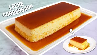 FLAN DE LECHE CONDENSADA CREMOSO Y FACIL  Solo 3 INGREDIENTES [upl. by Sara]