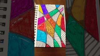 colorful doodle zen doodle zendoddle coloring [upl. by Slotnick]