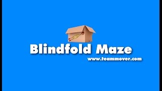 Team Building Activity  Blindfold Maze [upl. by Moorish]