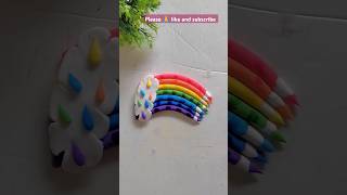 rainbow pencil colours shortvideo shorts trending ytshorts clayviral [upl. by Hajidahk552]