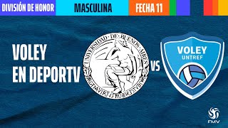 UBA 🆚 UNTREF  División Honor Masculina  Vóley Metropolitano  Fecha 11 [upl. by Survance]