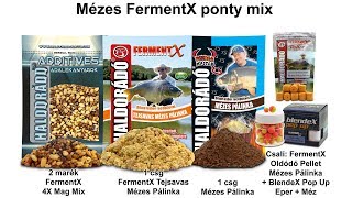 Nyári fogós receptek felmelegedett vizekre 2 rész  Mézes FermentX ponty mix [upl. by Atiuqal871]