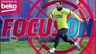 FOCUS ON MESSI in TRAINING 🎯 [upl. by Yendys330]