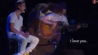 Justin Bieber  Be alright Live Performance With Lyrics HD [upl. by Cathyleen]