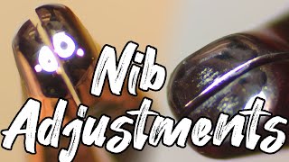 Make your fountain pen write better nib adjustment and polishing [upl. by Ergener]