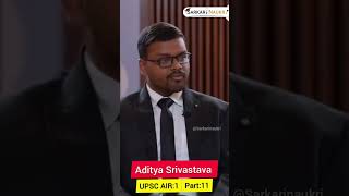 UPSC Topper Interview 2024 Aditya Srivastava Rank 1🔥 Culture amp Tehzeeb  Part 11 [upl. by Safko]