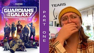 CRIED SO HARD Guardians of the Galaxy Vol3 FIRST TIME REACTION Part 1 [upl. by Yedrahs429]