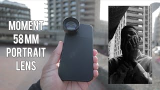 Mobile Portrait Photography  Moment 58mm Lens  IPhone 12 review  Can it replace your camera [upl. by Naomi]