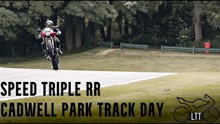 Triumph Speed Triple 1200 RR Cadwell Park circuit track day  Onboard lap [upl. by Onitsuaf888]