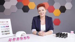 Piękne kwiaty i akwarela na paznokciach  Semilac Expert 1 Semilac TV ENG [upl. by Siuol]