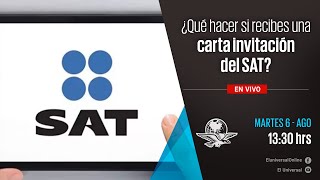 ¿Qué hacer si recibes una carta invitación del SAT  En vivo [upl. by Akimal501]