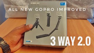 GoPro 3 Way 20  New Improved  Unboxing and Review [upl. by Falcone]