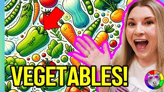 Kids Vegetable Art and Drawing Lesson Vegetables Art for Kids [upl. by Ferne966]