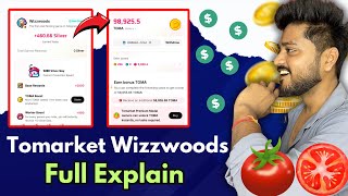 Tomarket Wizzwood Silver Coin Collect amp withdrawal 🔥 Tomarket Farming Pool  Tomarket New Update [upl. by Eladal378]