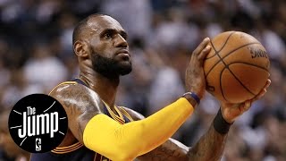 LeBron James Changing His Free Throw Routine  The Jump  ESPN [upl. by Adekan]