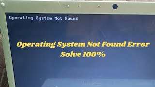 Operating System Not Found  Operating System Not Found Sony Vaio Laptop  Laptop Booting Error [upl. by Iramohs]