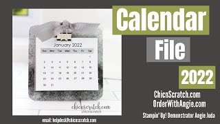 How to Cut Calendar File 2022 [upl. by Hurwit]