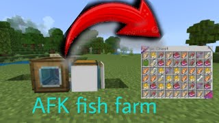 Best Afk FISH Farm For Minecraft Bedrock 120 [upl. by Lazare]