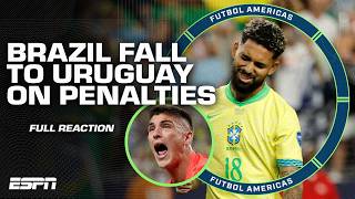 FULL REACTION Brazil KNOCKED OUT of Copa America by Uruguay 👀 How much did they miss Vini Jr [upl. by Legir]