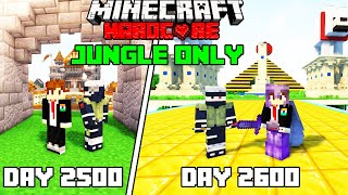 I Survived 2600 Days In Jungle Only World Minecraft HardcoreHindi [upl. by Salba374]