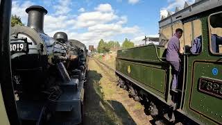 GoPro on a loco  BR Class 2MT No 78019 at the Great Central Railway Oct 2024 [upl. by Rufe]