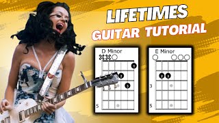 LIFETIMES Katy Perry Guitar Tutorial [upl. by Hallock680]