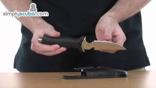 Maniago Aquatys Dive Knife  wwwsimplyscubacom [upl. by Jorgensen]