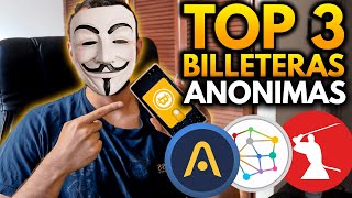 TOP 3 wallets GRATIS para criptomonedas en 2023  anónimas 🔐💸 [upl. by Chet]