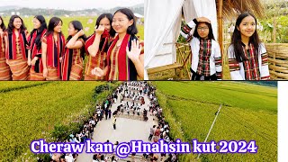 Champhai Phai phei ah Cheraw an kan e Hnahsin kut 2024 [upl. by Eentihw548]