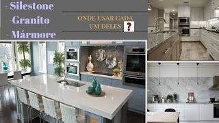 Silestone Granito e Mármore conheça suas diferenças e saiba onde usar cada um [upl. by Reichert221]