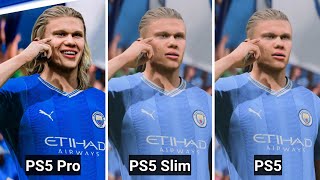 EA FC 25  PS5 Pro VS PS5 Slim VS PS5  Gameplay Comparison [upl. by Adim]