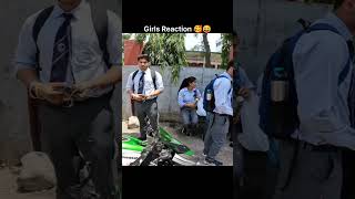 Girls Reaction 🥵🥰 girl reaction love vlogs video [upl. by Arihsaj]