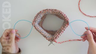 Knit ANY Size Project on LONG Circular Needles  Knitting Magic Loop [upl. by Merlin755]