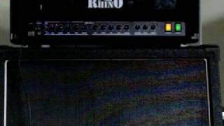 Rhino Beast Class A 100W Tube Amp Head Demo [upl. by Denis]