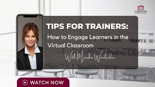 How to Engage Learners in the Virtual Classroom [upl. by Meenen878]