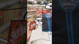 Skittles Meme recreated shorts [upl. by Jacintha]