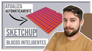 Como Usar BLOCOS DINÂMICOS No SketchUp l Blocos AJUSTÁVEIS e Inteligentes [upl. by Anoi162]