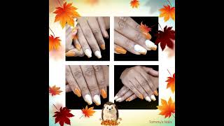 Acrylic BackfillFall Theme Accent Nails Tammys Nails nailsnailsnails nails naildesign nailart [upl. by Swee]